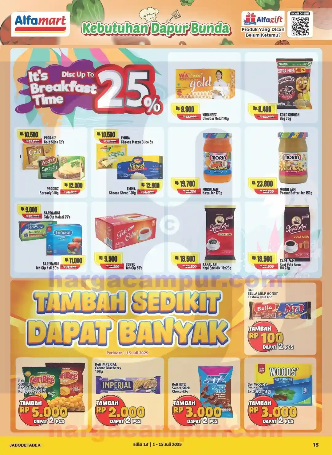 Promo Alfamart Tambah Sedikit Dapat Banyak 1 - 15 Juli 2025