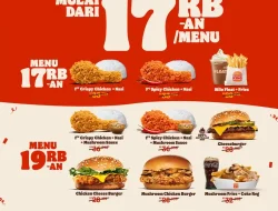 Promo Burger King Jajan Merdeka Harga Menu Mulai 17 Ribuan