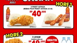 Promo CFC Spesial Hore Gajian Harga Paket Menu Mulai 40Ribu