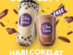 Promo Chatime Beli 1 Gratis 1 Spesial Hari Cokelat Sedunia
