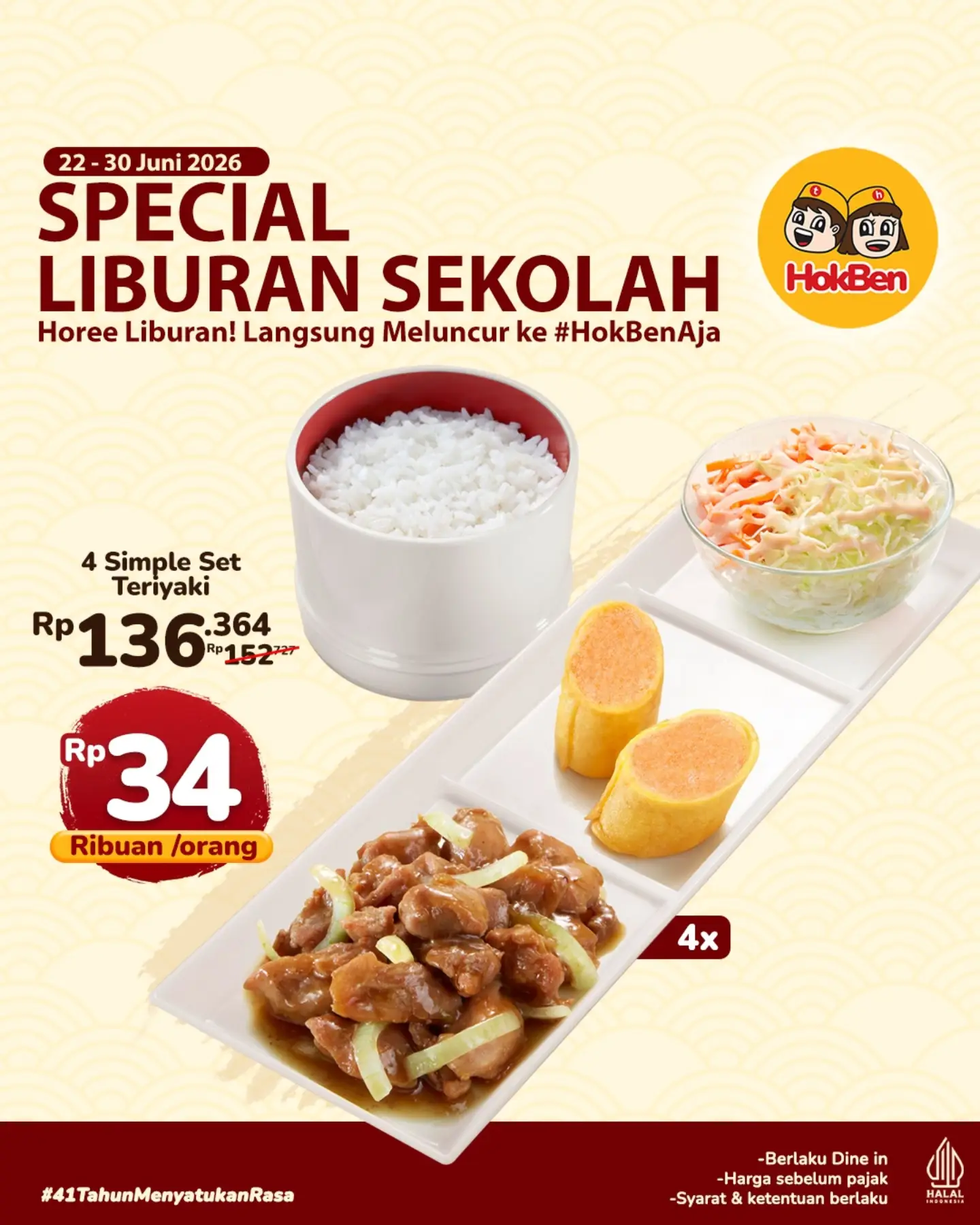 Promo Hokben Spesial Liburan Sekolah Harga Mulai 22 Ribu 3 Promo Hokben Spesial Liburan Sekolah Harga Mulai 22 Ribu