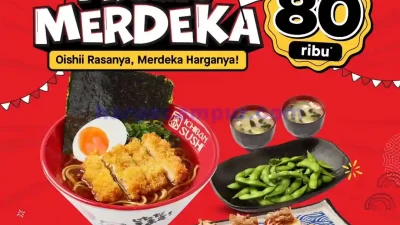 Promo Ichiban Sushi Spesial Merdeka Paket Menu Mulai 80 Ribu