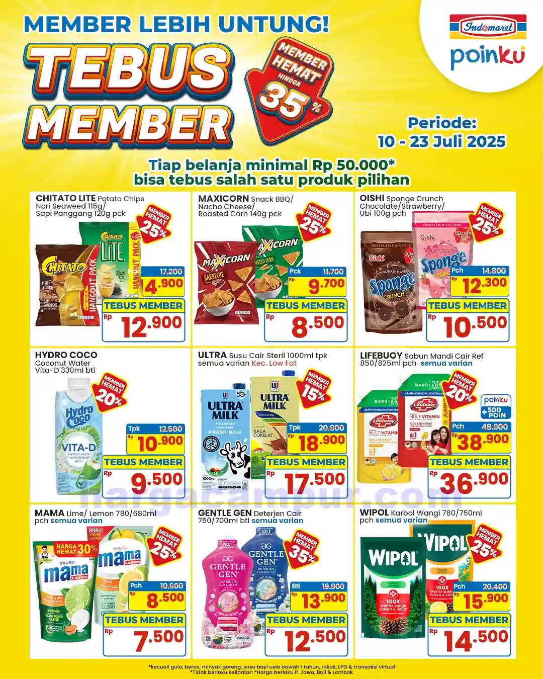 Promo Indomaret Tebus Member Diskon 35% Terbaru 10 - 23 Juli 2025
