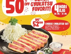 Promo Kimukatsu Spesial Payday Diskon 50% Semua Gyukatsu