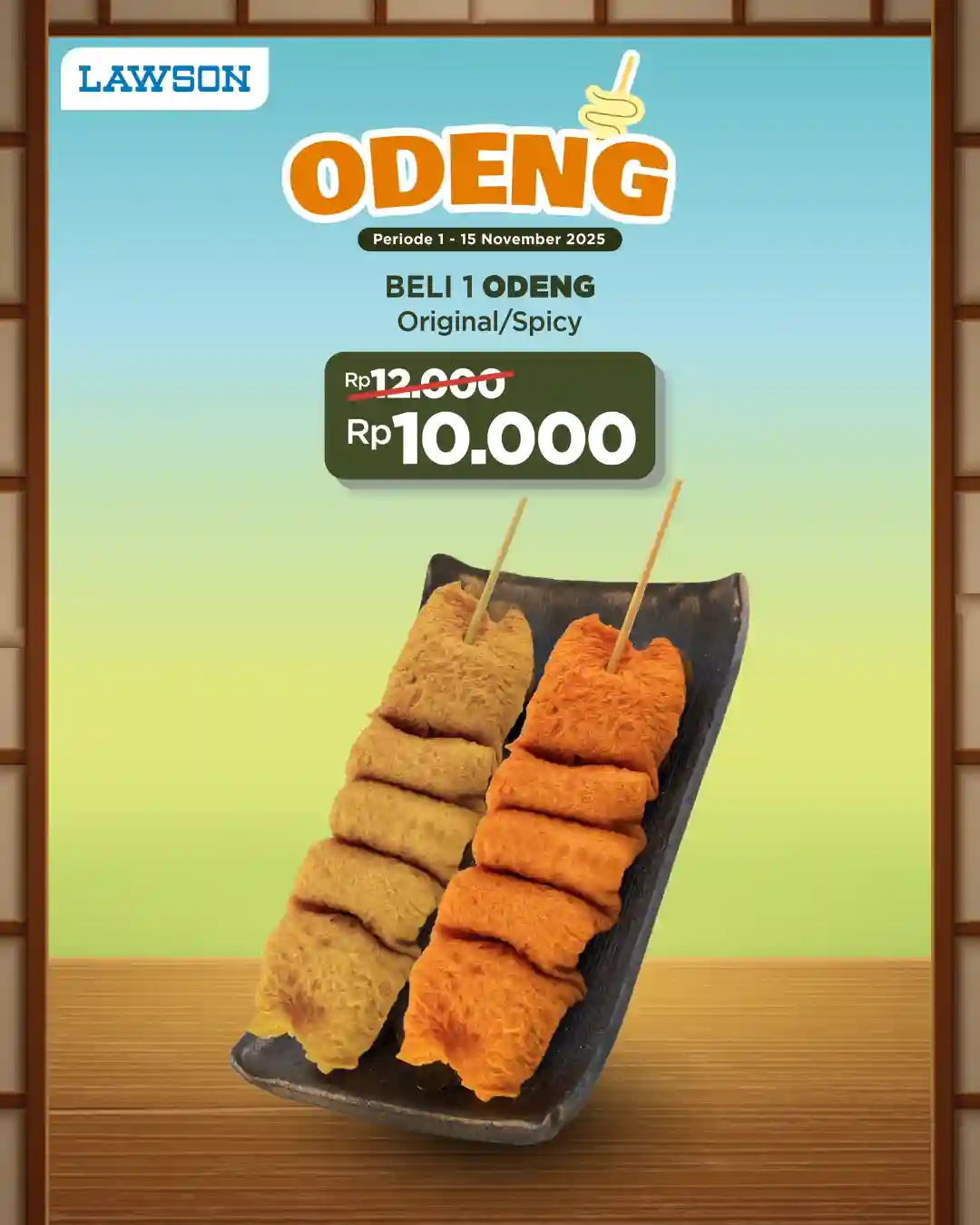 Promo Lawson Harga Spesial Odeng Hanya 10 Ribu