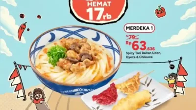 Promo Marugame Udon Spesial Merdeka Harga Paket Mulai 70Ribu
