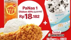 Promo McDonalds Paket Panas 1 Harga Hanya 18 Ribu