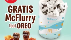 Promo McDonalds Upsize Paket Menu Gratis McFlurry feat. OREO