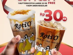Promo Roti O Rabu Hemat Beli 1 Gratis 1 Kopi Aren Reg