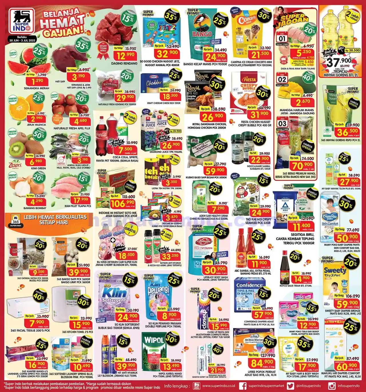 Promo Superindo Weekday Terbaru 30 Juni - 3 Juli 2025