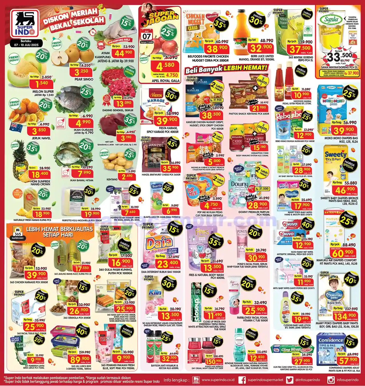 Katalog Promo JSM Superindo Weekday Terbaru 7 - 10 Juli 2025