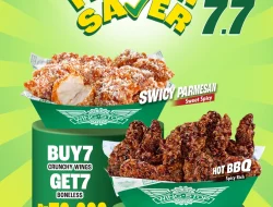Promo Wingstop Flavor Saver 7.7 Beli 7 Gratis 7 Boneless