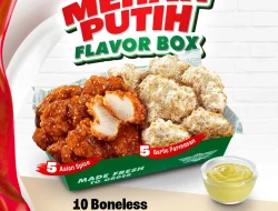 Promo Wingstop Merah Putih Flavor Box 10 Boneless 45 Ribu