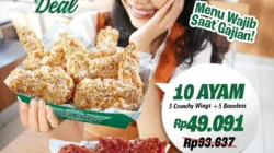 Promo Wingstop Payday Deal 10 Ayam Harga Hanya 49 Ribu