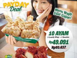 Promo Wingstop Payday Deal 10 Ayam Harga Hanya 49 Ribu