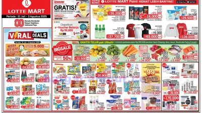 Katalog Promo JSM Lottemart Terbaru 31 Juli - 3 Agustus 2025