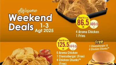 Promo AW Weekend Deals Terbaru 1 - 3 Agustus 2025