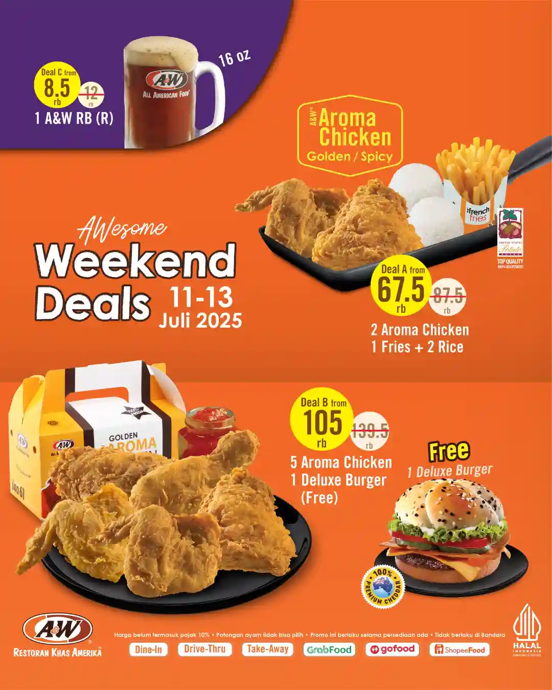 Promo AW Weekend Deals Terbaru 11 - 13 Juli 2025