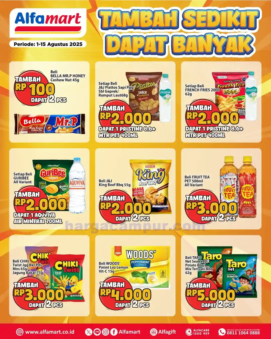 Promo Alfamart Tambah Sedikit Dapat Banyak 1 - 15 Agustus 2025