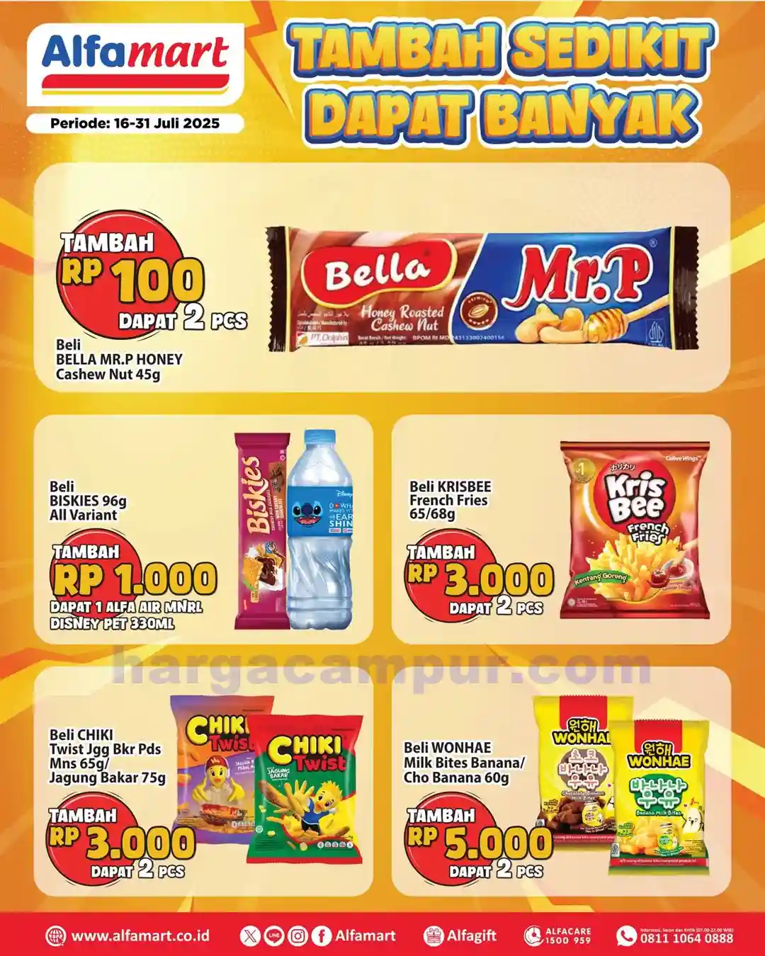 Promo Alfamart Tambah Sedikit Dapat Banyak 16 - 31 Juli 2025
