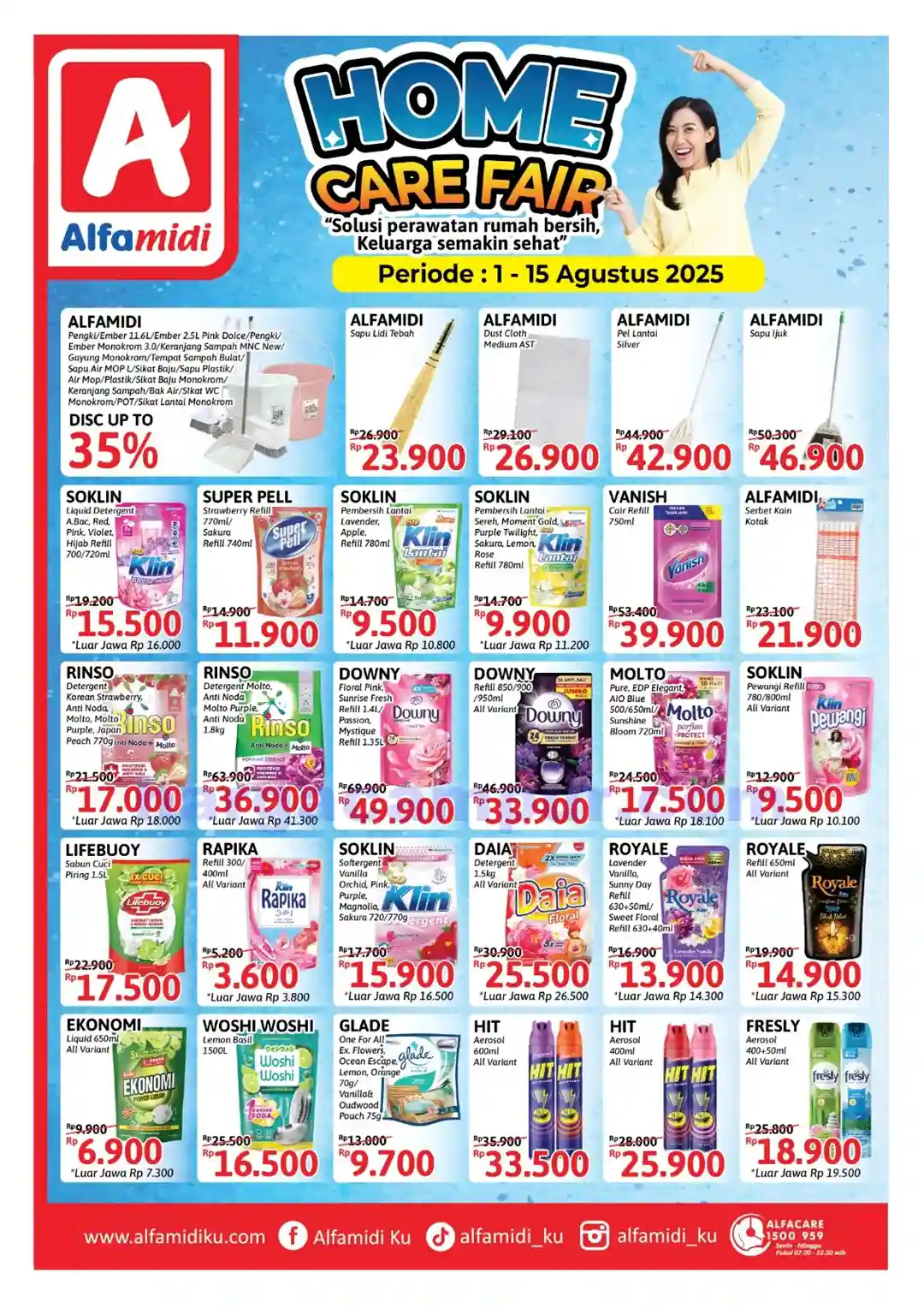 Promo Alfamidi Harga Spesial Home Care Fair 1 - 15 Agustus 2025 1