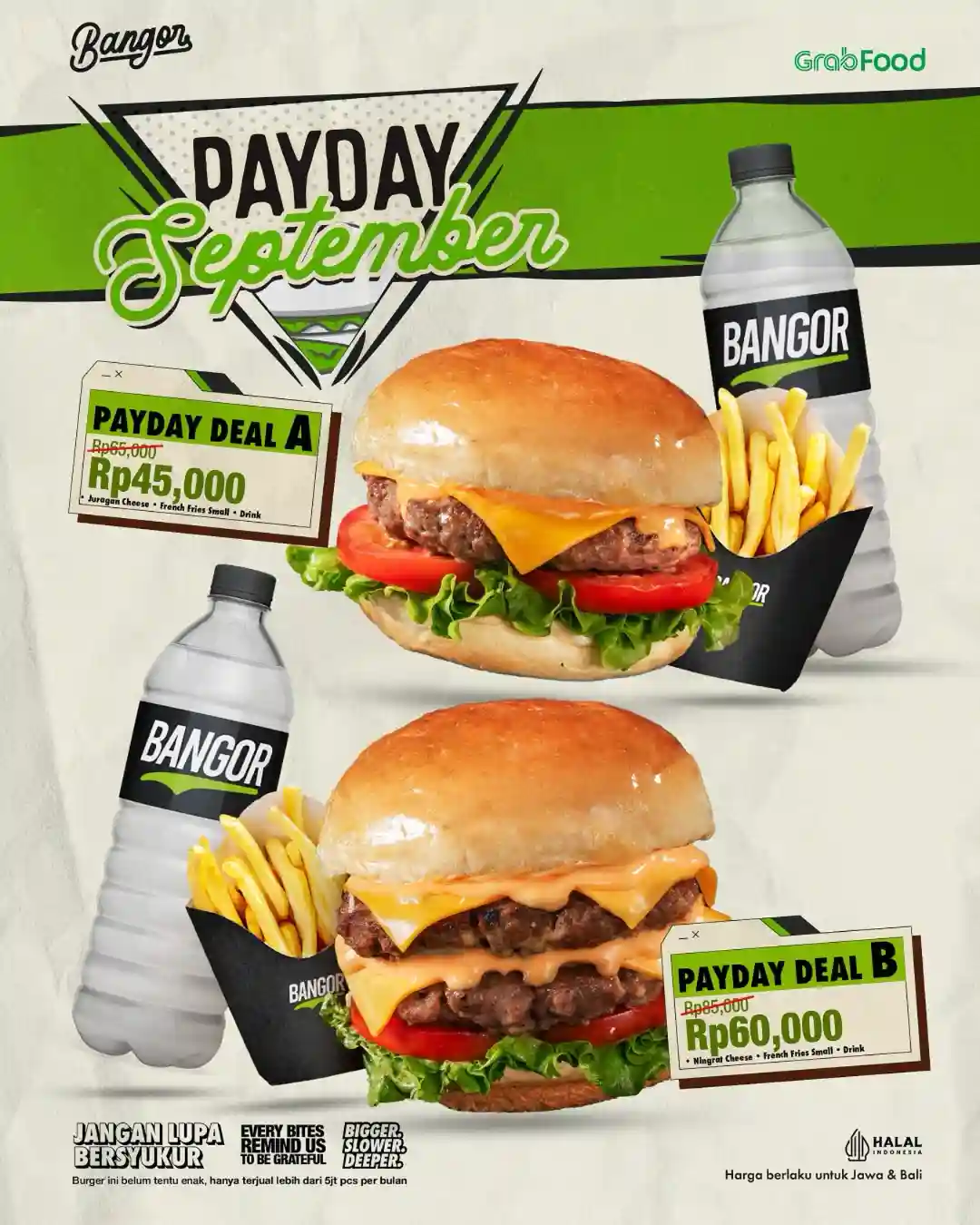 Promo Burger Spesial Payday Harga Mulai 45 Ribu GrabFood