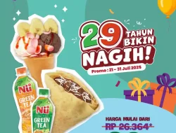 Promo Dcrepes Spesial Anniversary 29th Paket Menu 20 Ribuan