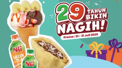 Promo Dcrepes Spesial Anniversary 29th Paket Menu 20 Ribuan