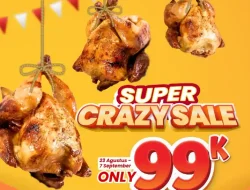 Promo Emados Shawarma SUPER CRAZY SALE 3 Ekor Ayam 99 Ribu