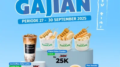Promo FamilyMart Spesial Gajian Harga Menu Mulai 6 Ribuan