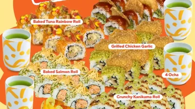 Promo Genki Sushi Payday 6 Supreme Sushi + 4 Ocha 285 Ribu (2)