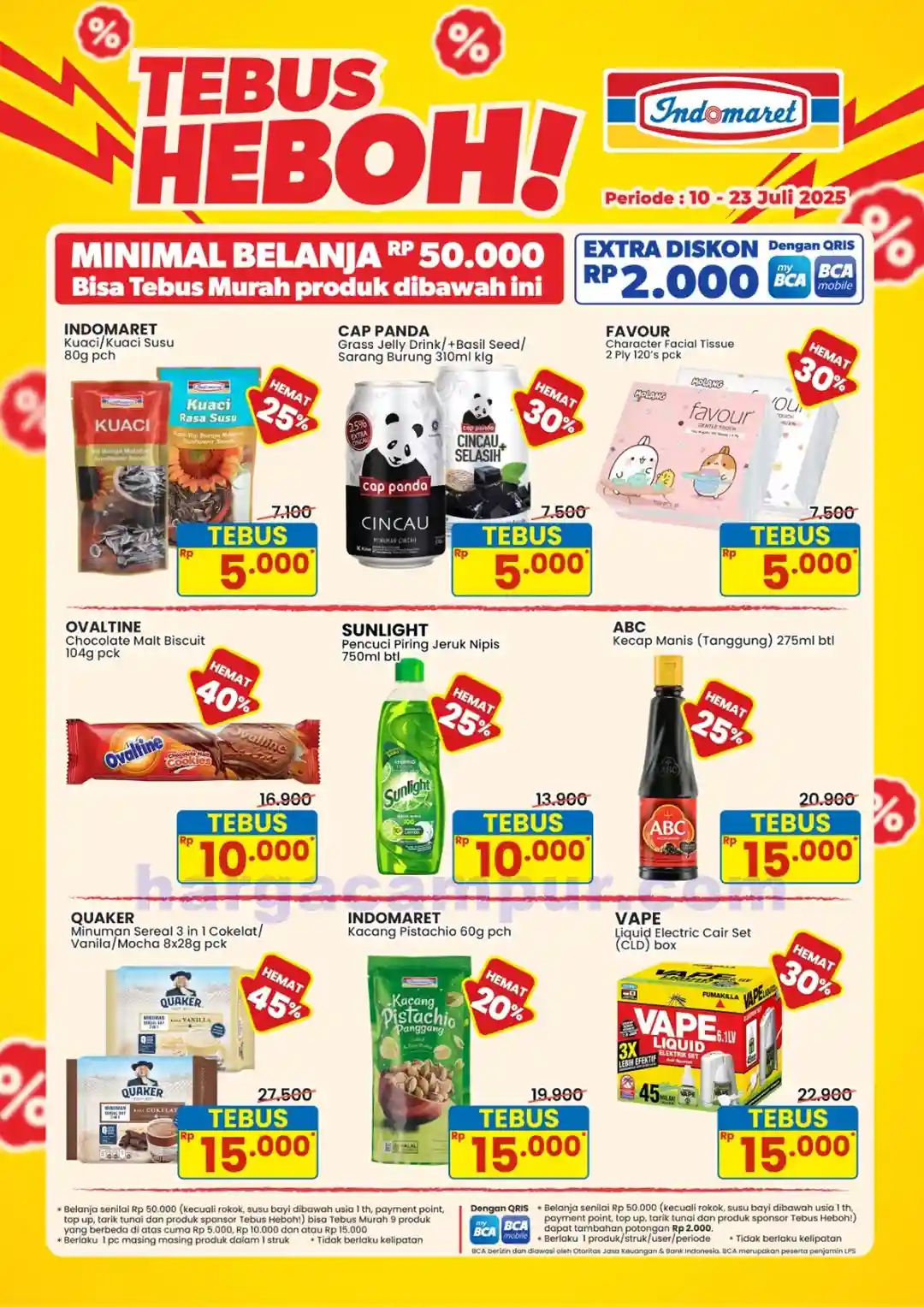 Promo Indomaret Harga Heboh Periode 10 - 23 Juli 2025