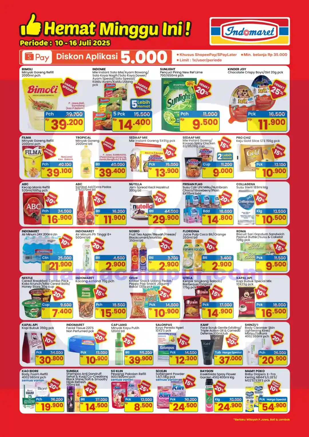 Promo Indomaret Hemat Banget Periode 10 - 16 Juli 2025