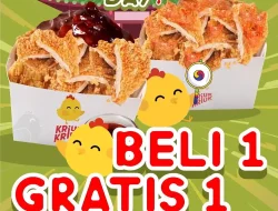 Promo Kriuk Kriuk Beli 1 Gratis 1 Ayam Kriuk Bebas Pilih Saus