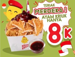 Promo Kriuk Kriuk Spesial Merdeka Ayam Kriuk Hanya 8 Ribu