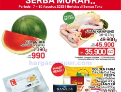 Promo Lotte Grosir Weekend Terbaru 7 – 10 Agustus 2025