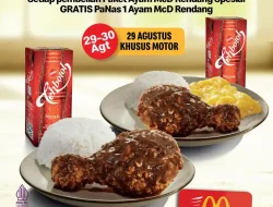 Promo McDonalds Beli 1 Gratis 1 Drive Thru Paket Panas