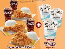 Promo McDonalds Gajian Paket Makan Bertiga Hanya 59 Ribu
