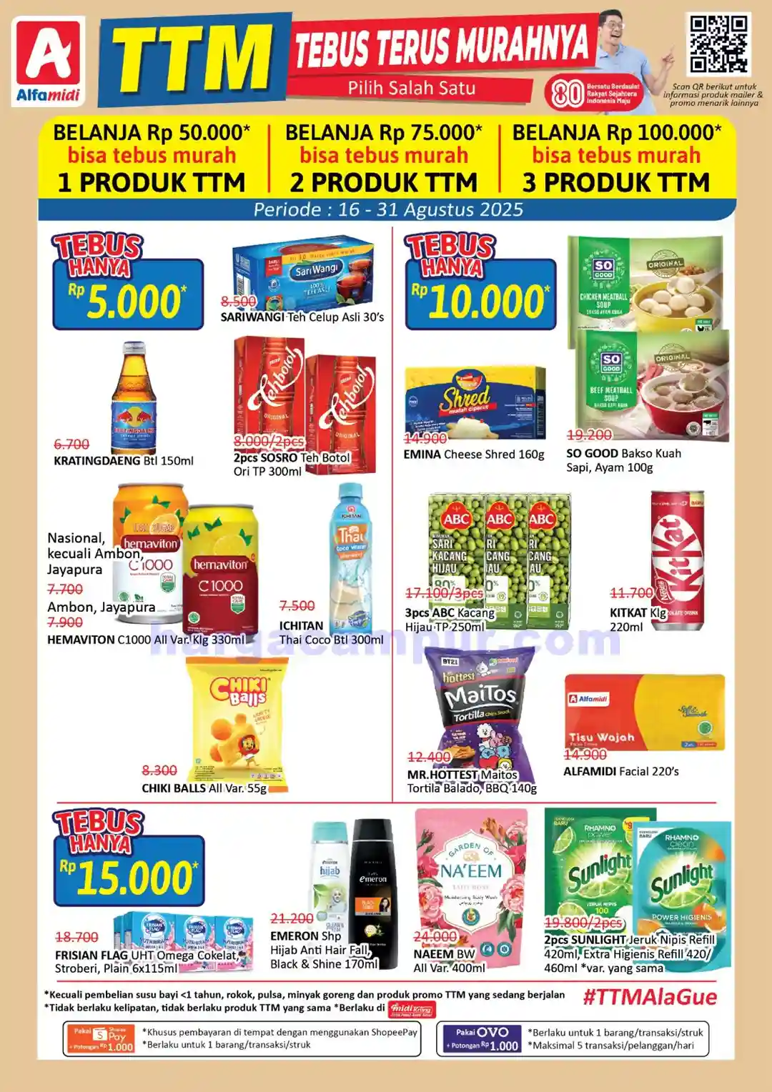 Promo TTM Alfamidi Tebus Murah Terbaru 16 - 31 Agustus 2025