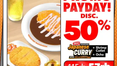 Promo Yoshinoya Payday Diskon 50% Japanese Curry
