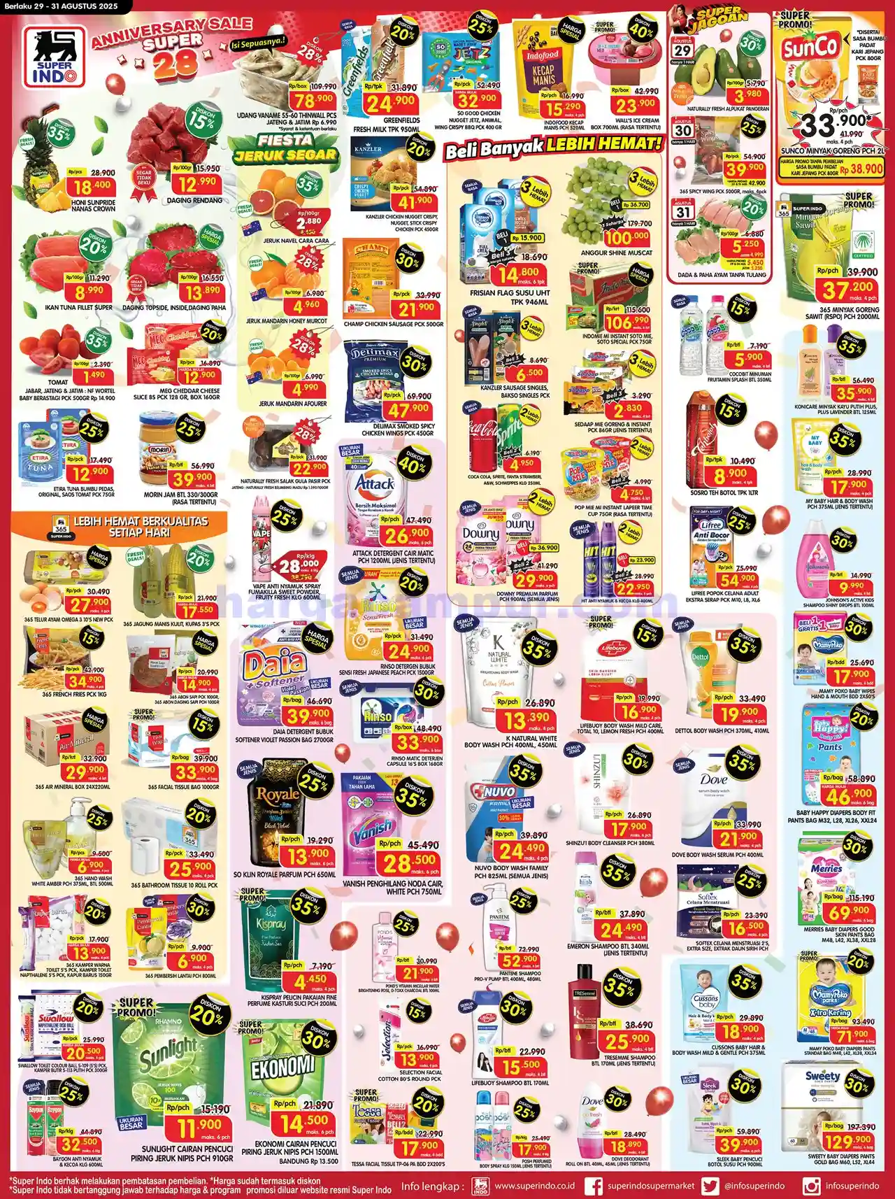 Katalog Promo JSM Superindo Terbaru 29 - 31 Agustus 2025