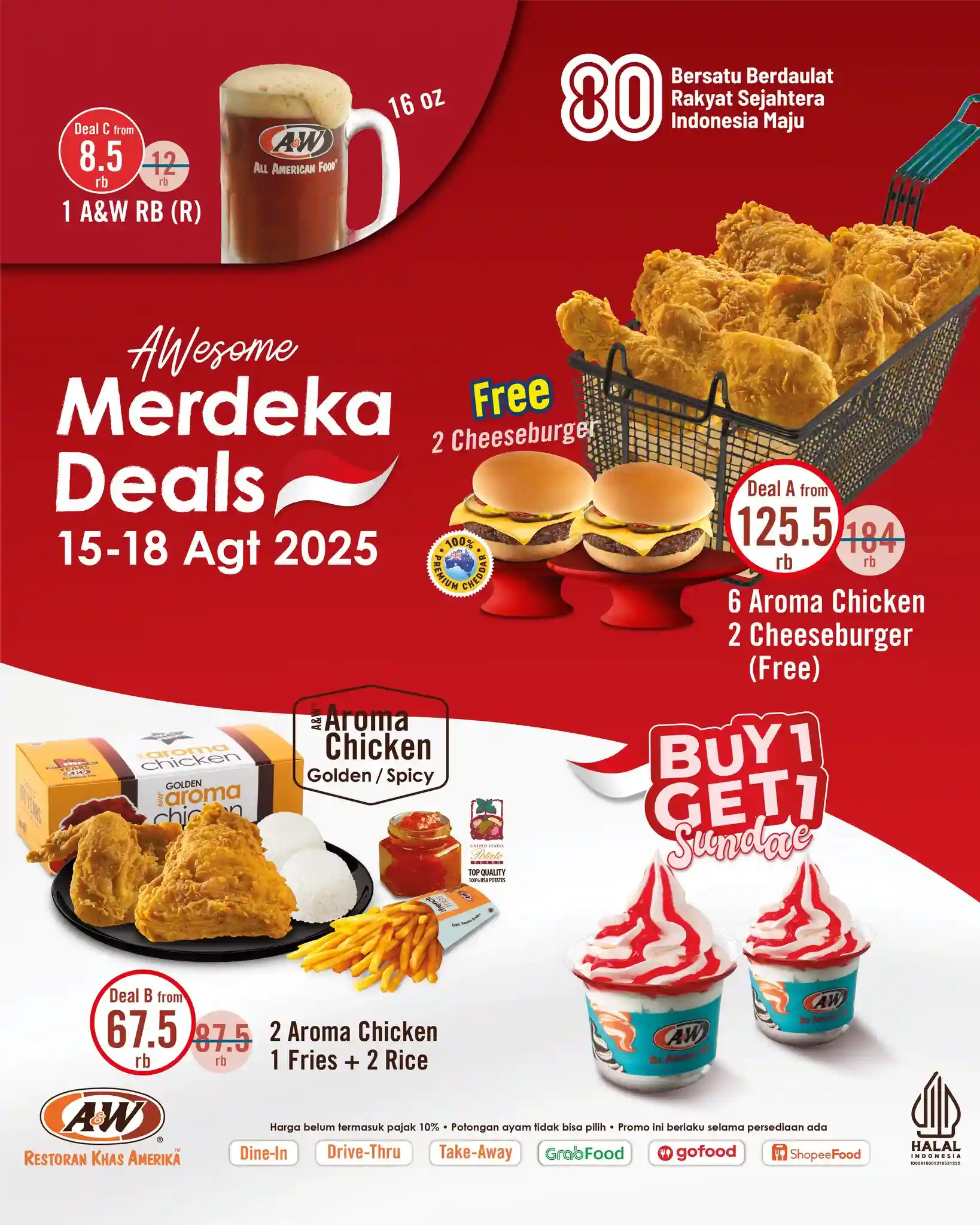 Promo AW Weekend Deals Terbaru 15 - 18 Agustus 2025