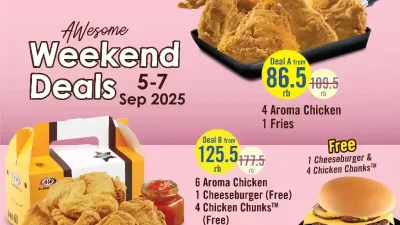 Promo AW Weekend Deals Terbaru 5 - 7 September 2025