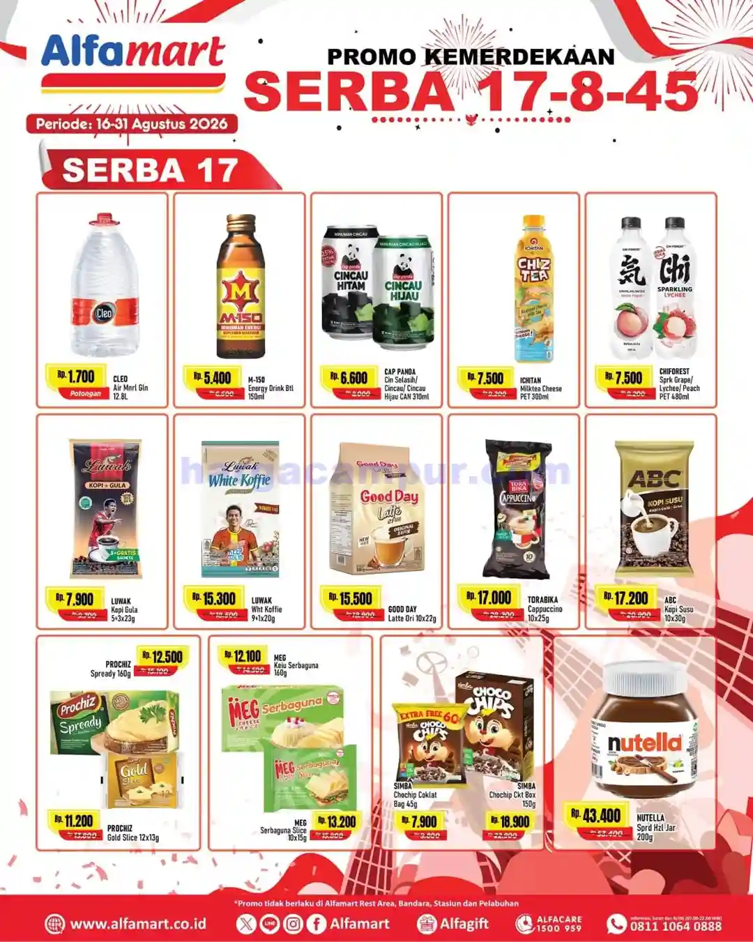 Katalog Alfamart Promo Terbaru 16 - 31 Agustus 2026 15 Promo Alfamart Spesial Semarak Merdeka 17 18 Agustus 2026 A 1