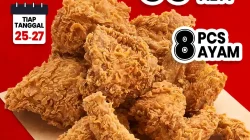 Promo CFC Payday Deal 8 Pcs Ayam Harga Hanya 99 Ribu 4 Promo CFC Payday Deal 8 pcs ayam goreng harga Rp 99.000 nett