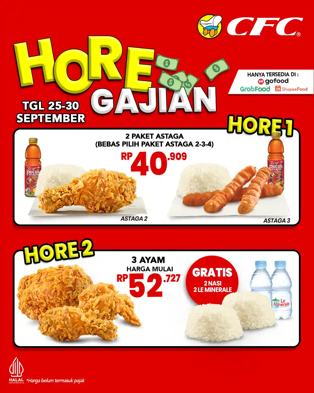 Promo CFC Spesial Hore Gajian Harga Paket Menu Mulai 40Ribu (2)
