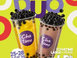 Promo Chatime Harga Spesial 2 Large Cup Hanya 45 Ribu