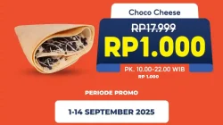 Promo Dcrepes Spesial 9.9 Choco Cheese Hanya Rp1.000