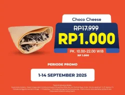 Promo Dcrepes Spesial 9.9 Choco Cheese Hanya Rp1.000