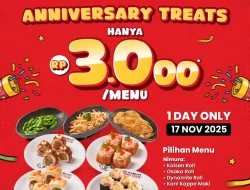 Promo Ichiban Sushi Anniversary Treats Harga Hanya 3 Ribuan